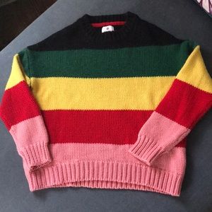 Gorgeous striped cropped Sundry sweater 💋